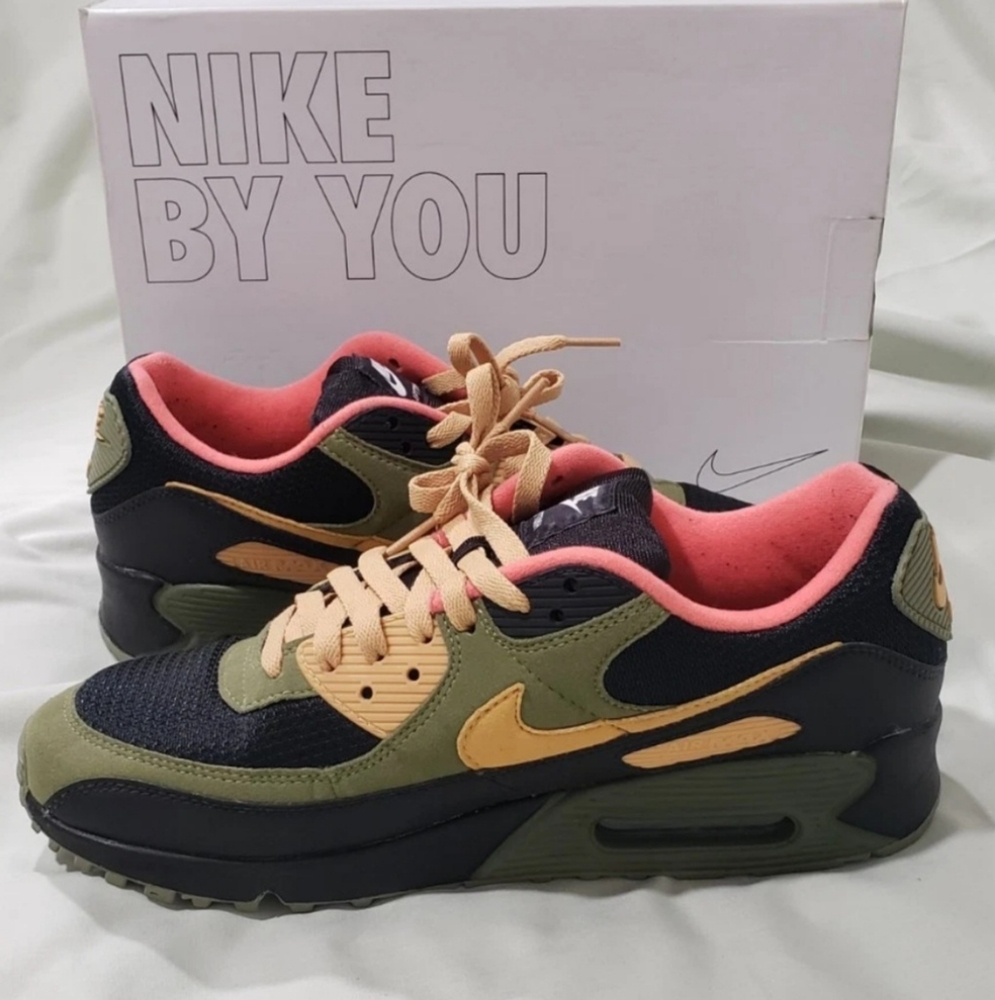 Nike Air Max Sneakers in Black and Olive